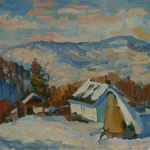Near the haystack