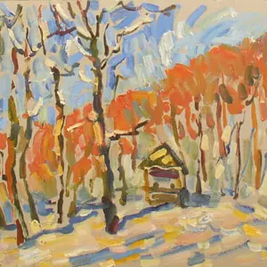 Gazebo in the woods