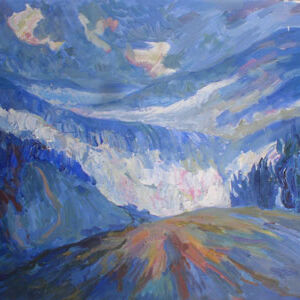 Mountains and clouds