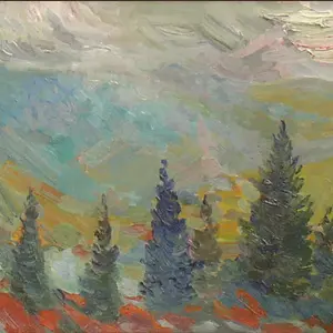 Sunrise in the mountains