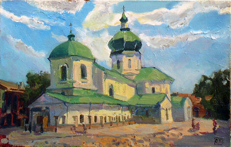 Nikolai Prytyska Church.Kiev