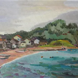 Village at the Sea of Japan