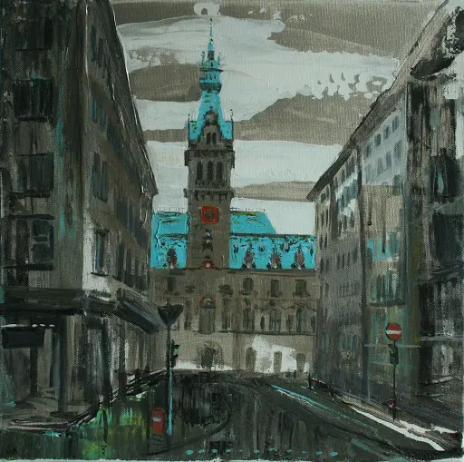 Town hall of Hamburg