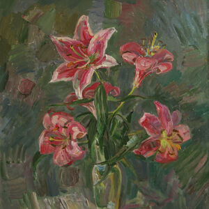 Pink lilies