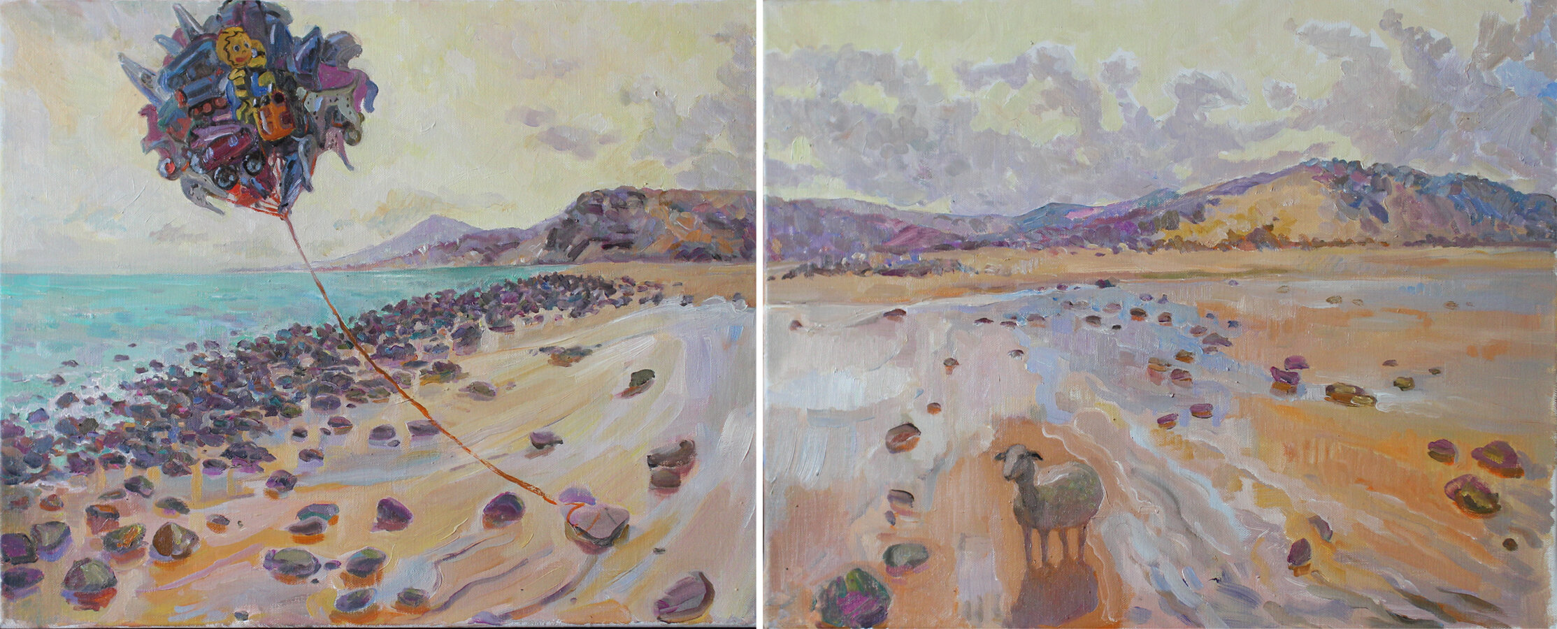 Sea 1. Diptych