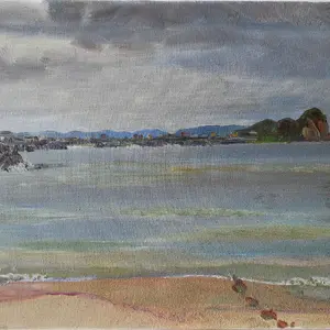 Sea of Japan coast in Hane, Oda