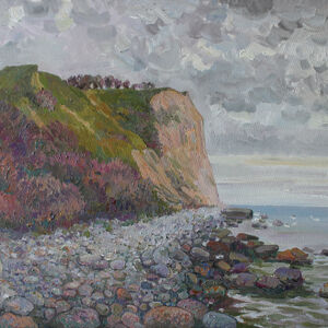 The coast of Ruegen island, Cape Arkona