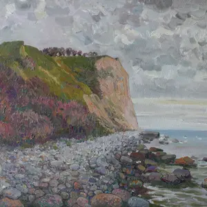 The coast of Ruegen island, Cape Arkona