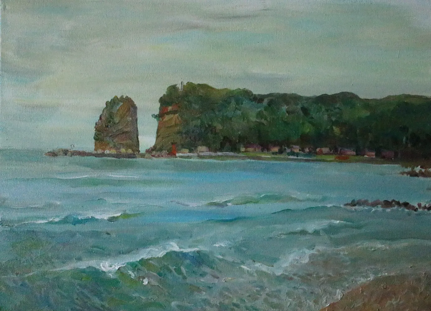 The coast of Sea of Japan
